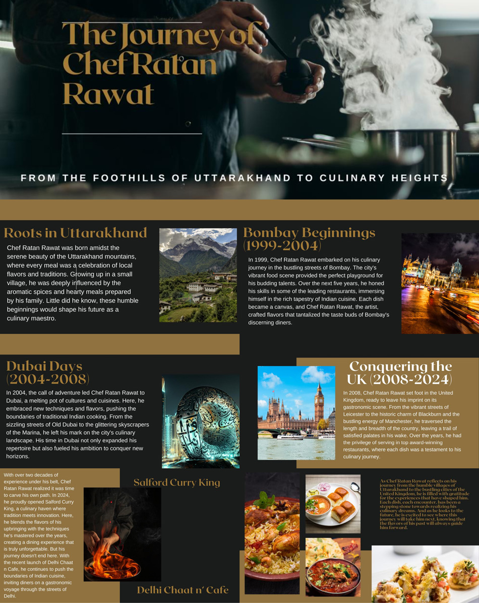 The Journey of Chef Ratan Rawat — from the foothills of Uttarakhand to Delhi Chaat N Cafe